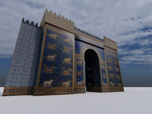 Ishtar Gate 3D Model