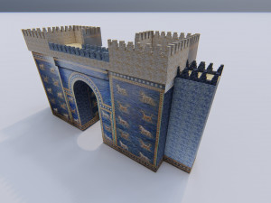 Ishtar Gate 3D Model