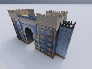 Ishtar Gate 3D Model