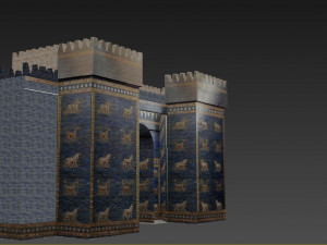 Ishtar Gate 3D Model