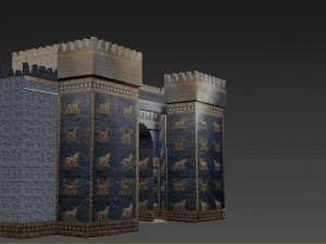 Ishtar Gate 3D Model