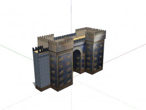Ishtar Gate 3D Model