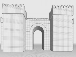 Ishtar Gate 3D Model
