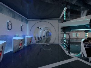Sci-Fi Interior 3Dモデル