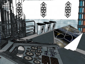 Sci-Fi Interior 3Dモデル