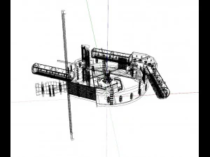 Interiores de ciencia ficci&oacute;n Modelo 3D