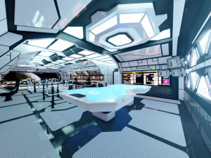 Sci-Fi Interior 3Dモデル