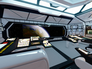 Sci-Fi Interior 3D 모델