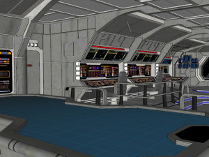 Sci-Fi Interior 3D 모델