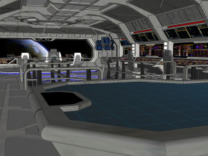 Sci-Fi Interior 3D 모델