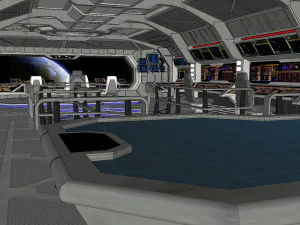 Wnętrze science-fiction Model 3D