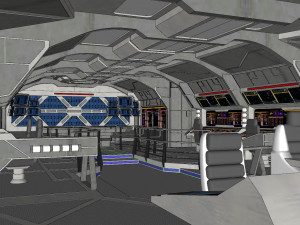 Sci-Fi Interior 3D 모델