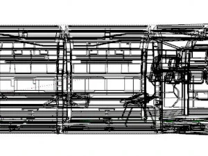 Wnętrze science-fiction Model 3D