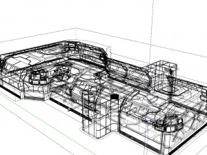 Sci-Fi Interior 3D 모델