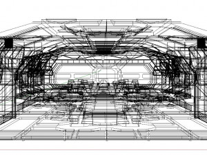 Sci-Fi Interior 3D 모델