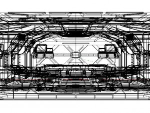 Sci-Fi Interior 3D 모델