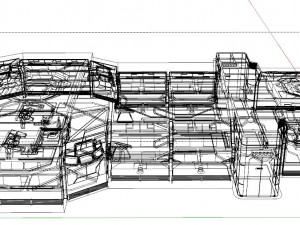 Sci-Fi Interior 3D 모델