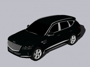 Genesis GV80 2022 3D 模型