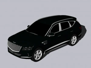 Genesis GV80 2022 3D Model