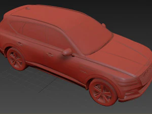 Genesis GV80 2022 3D Model