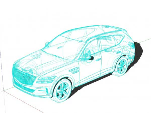 Genesis GV80 2022 3D Model