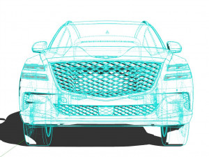Genesis GV80 2022 3D 模型
