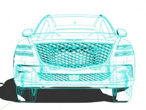 Genesis GV80 2022 3D Model