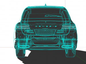 Genesis GV80 2022 3D Model