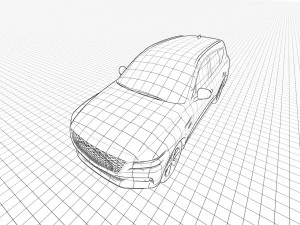 Genesis GV80 2022 3D Model
