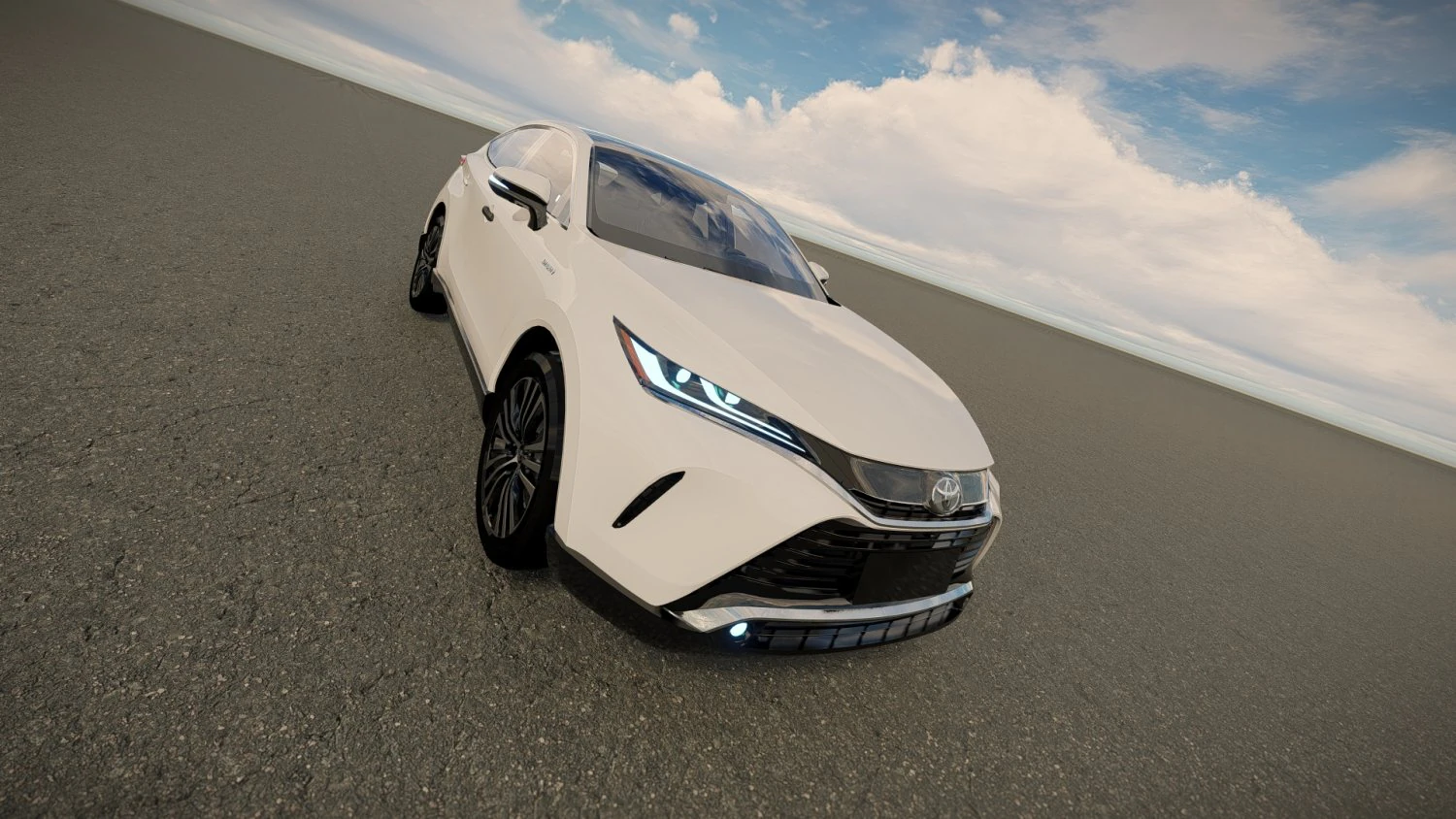 Toyota Harrier 2022 3D Model .c4d .max .obj .3ds .fbx .stl .blend 