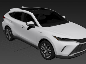 Toyota Harrier 2022 3D मॉडल