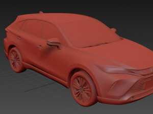 Toyota Harrier 2022 3D मॉडल