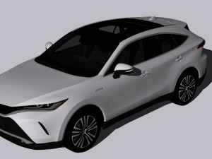 Toyota Harrier 2022 3D मॉडल