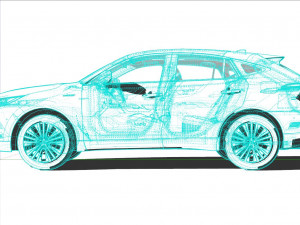 Toyota Harrier 2022 3D मॉडल