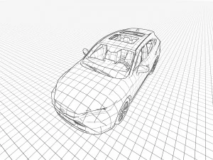Toyota Harrier 2022 3D Model