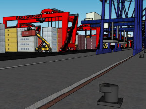 Sea Port 3D-Modell