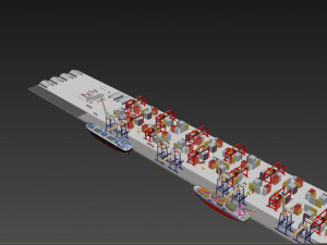 Sea Port 3D-Modell