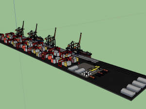 Sea Port 3D-Modell