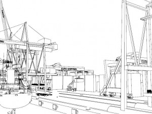 Sea Port 3D-Modell