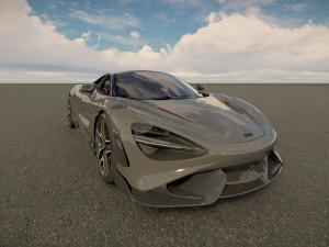 McLaren 765LT Spider 2022 Model 3D