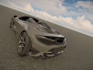 McLaren 765LT Spider 2022 Model 3D