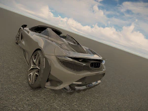 McLaren 765LT Spider 2022 3D Model