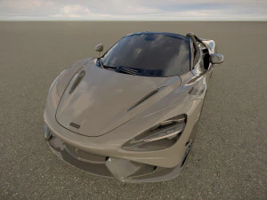 McLaren 765LT Spider 2022 3D Model