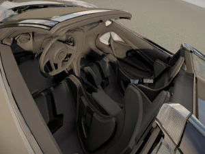 McLaren 765LT Spider 2022 3D Model