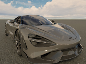 McLaren 765LT Spider 2022 Model 3D
