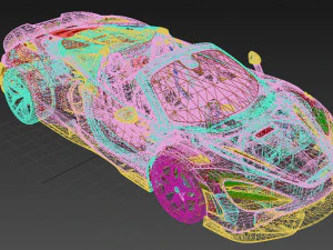 McLaren 765LT Spider 2022 3D Model