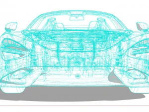 McLaren 765LT Spider 2022 3D Model
