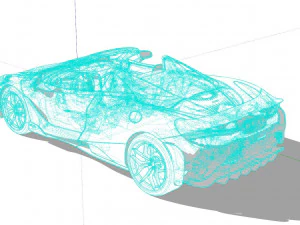 McLaren 765LT Spider 2022 3D Model