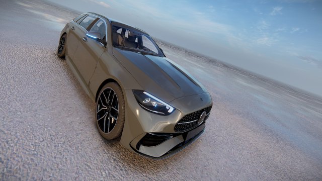 Mercedes Benz C-Class Estate 2022 Modèle 3D .c4d .max .obj .3ds .fbx .stl .blend 