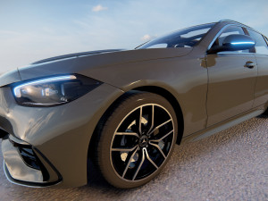 Mercedes Benz C-Class Estate 2022 Modèle 3D